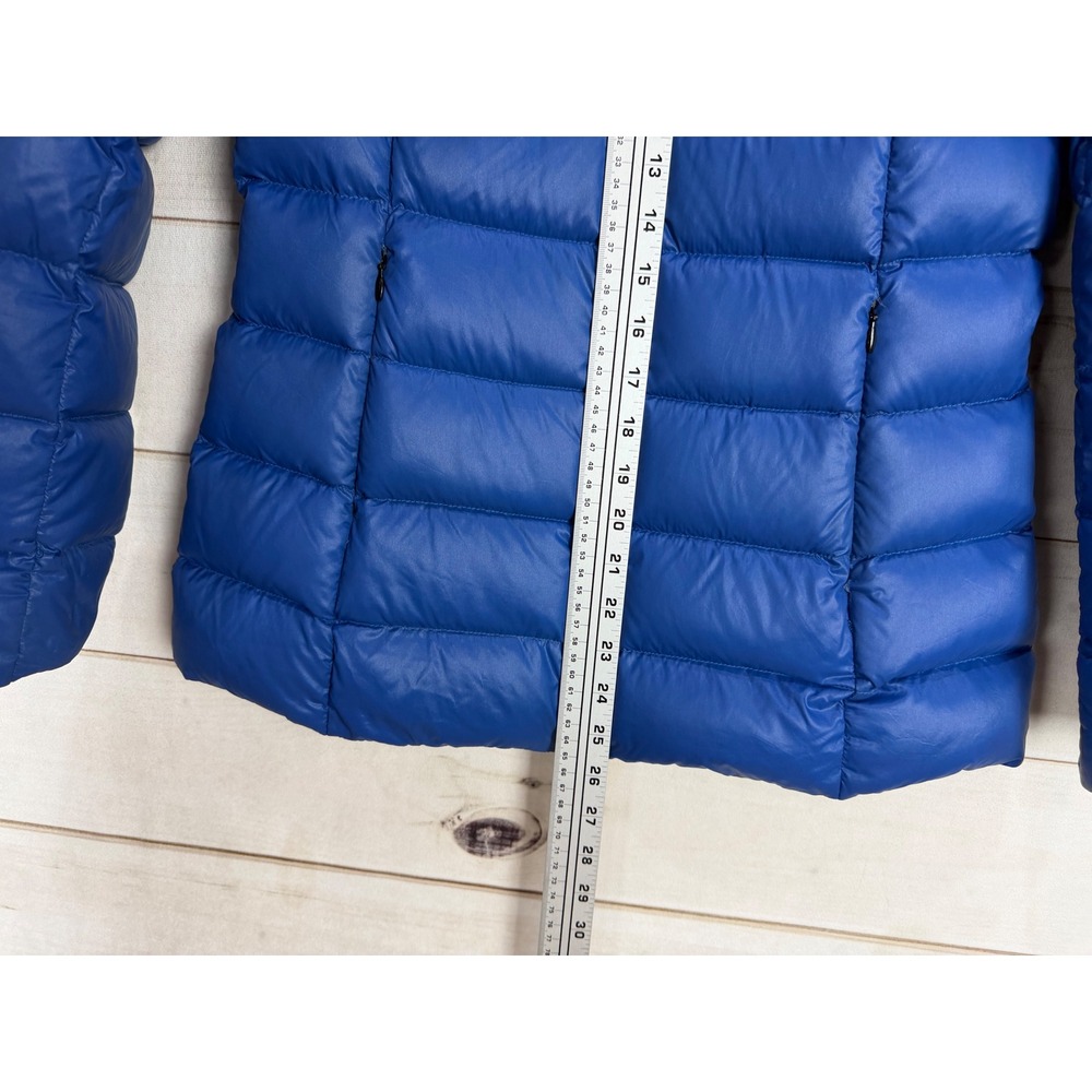 Soia & Kyo Jacket Womens Small Blue Face Covered Hood Quilted Down Puffer - Picture 10 of 12